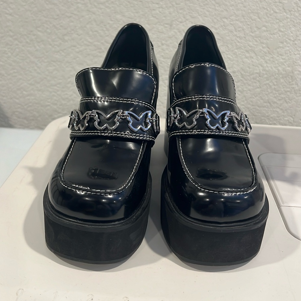 dELiA*s Penny loafer Platform heels Pre-owned women’s size 7